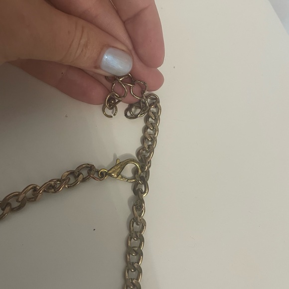Copper tone beautiful adjustable necklace vintage - Picture 5 of 5